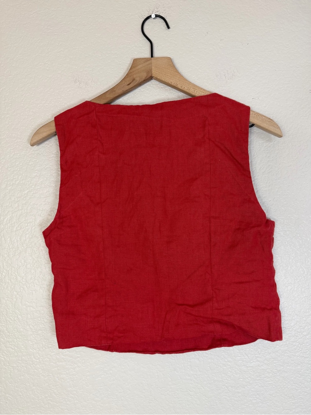 Reformation Red Two-Piece Crop Top and Mini Skirt Set - Picture 8 of 14